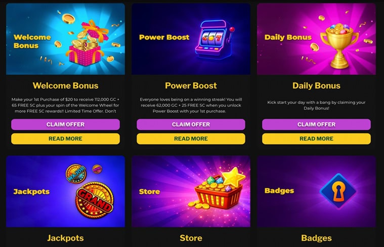 Amazon Jackpots Bonuses