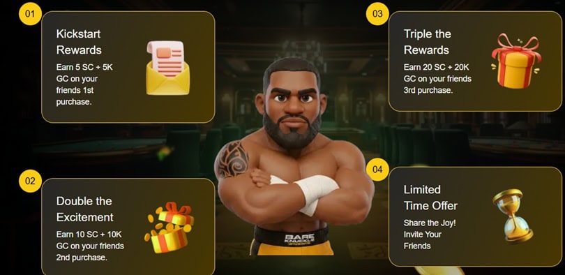 Bare Knuckle Sweeps Rewards