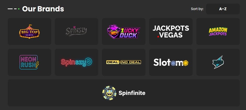 Big Top Slots Sister Sites