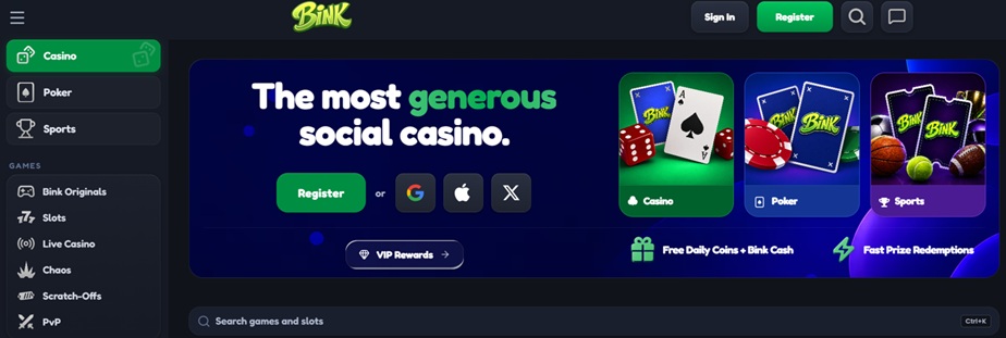 Bink Homepage