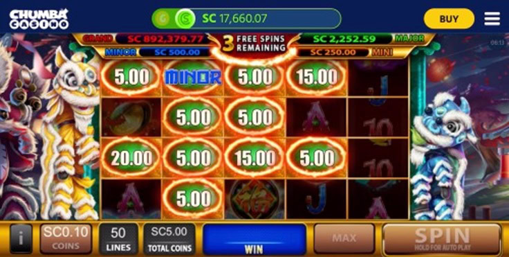 Chumba Casino Free Spins Slot