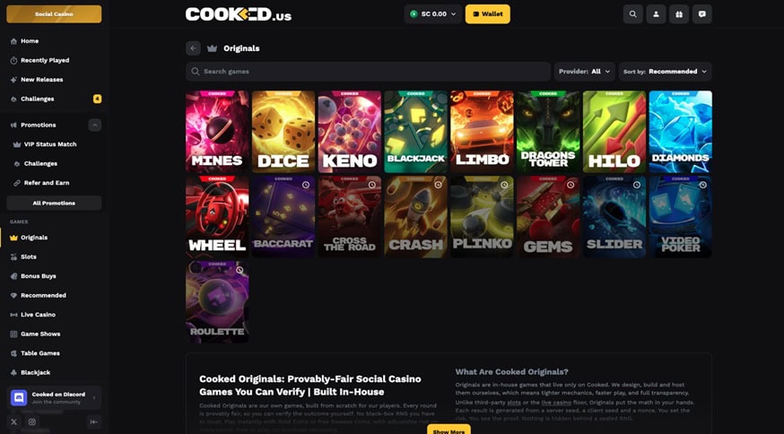 Cooked.us Originals