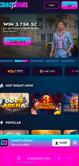 CrashDuel App