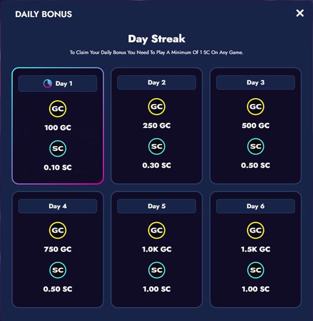 CrashDuel Daily Bonus