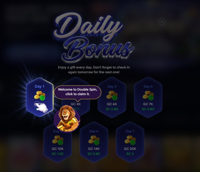 Double Spin Daily Bonus
