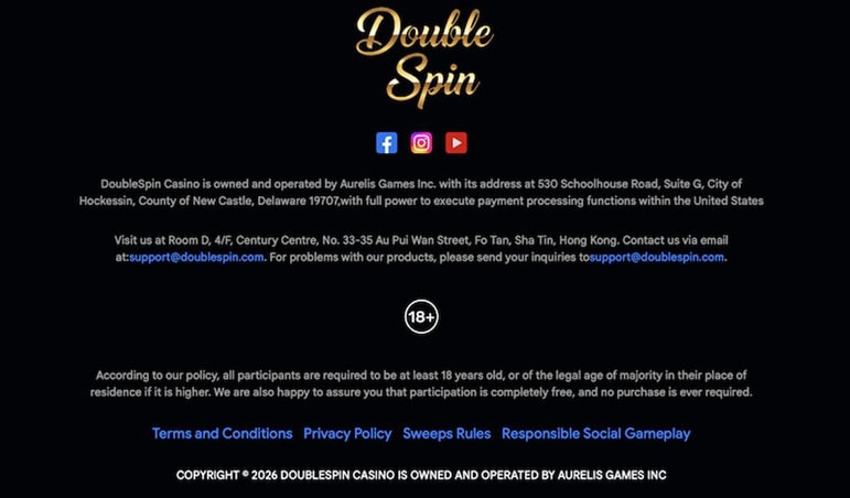 Double Spin Footer