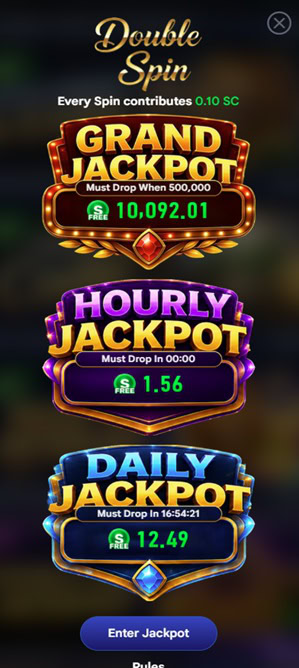 Double Spin Jackpots