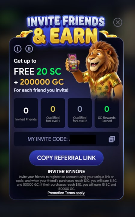 Double Spin Referral Bonus