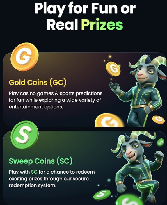 GoatBet Currencies