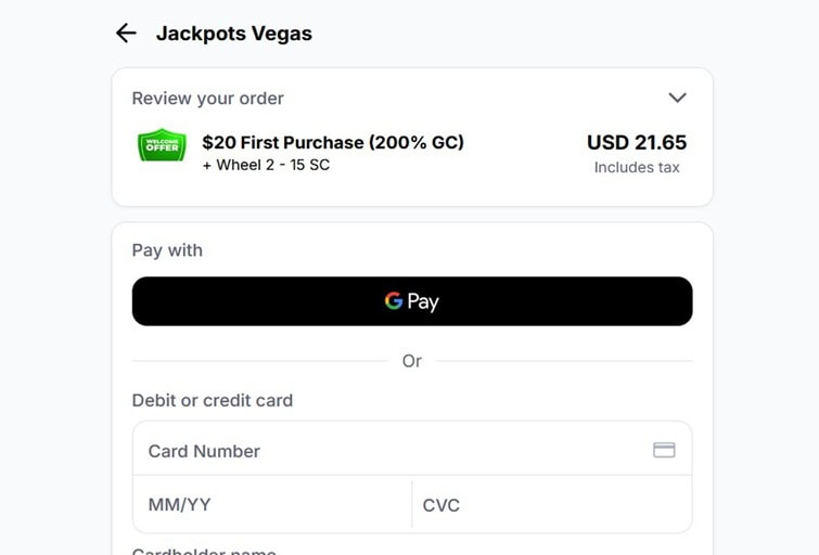 Jackpots Vegas Banking