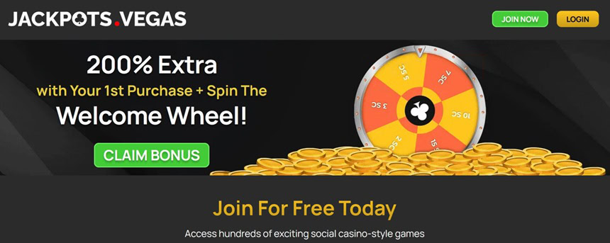 Jackpots Vegas Homepage
