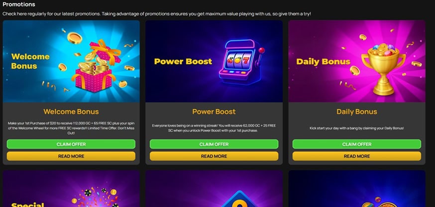 Jackpots Vegas Promos