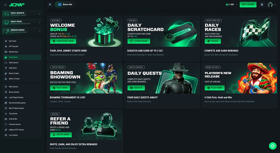 Joya.us Bonuses