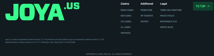 Joya.us Footer