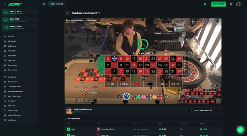 Joya.us Roulette
