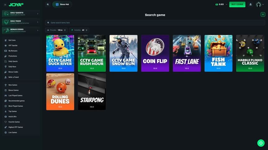 Joya.us Special Games