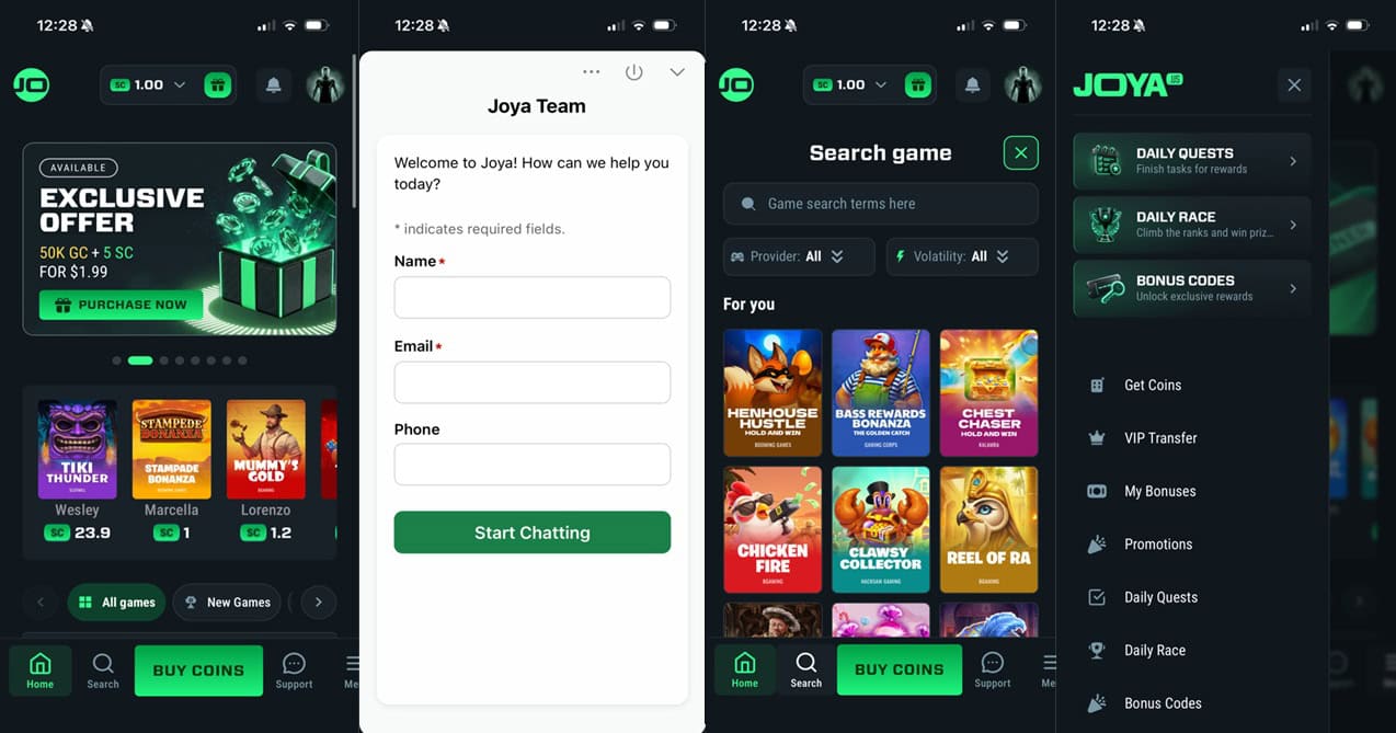 Joya.us UX