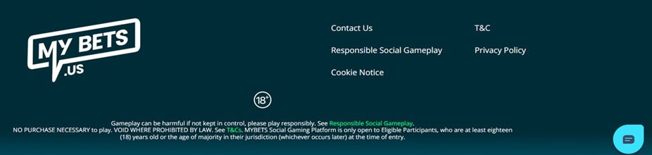 MyBets.us Footer