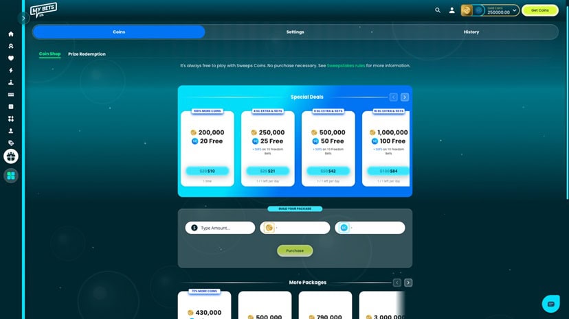 MyBets.us Store