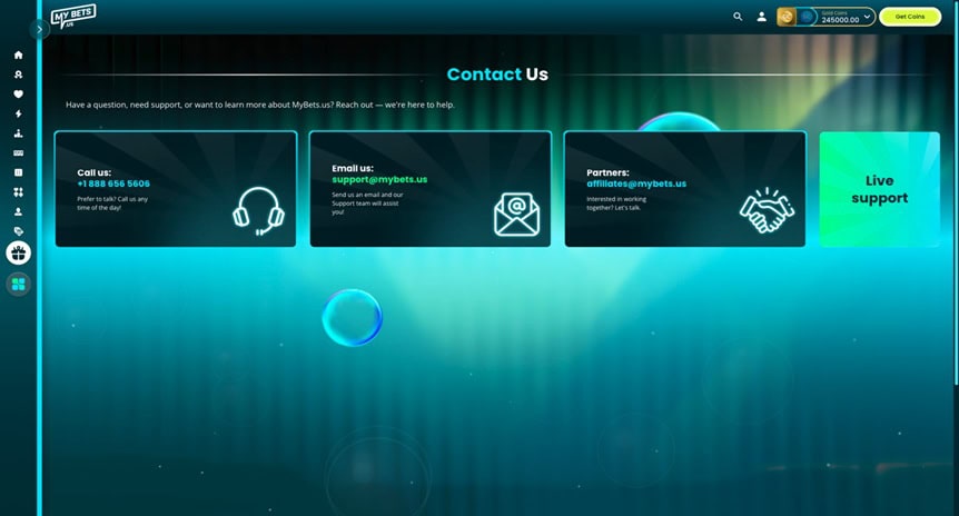 MyBets.us Support