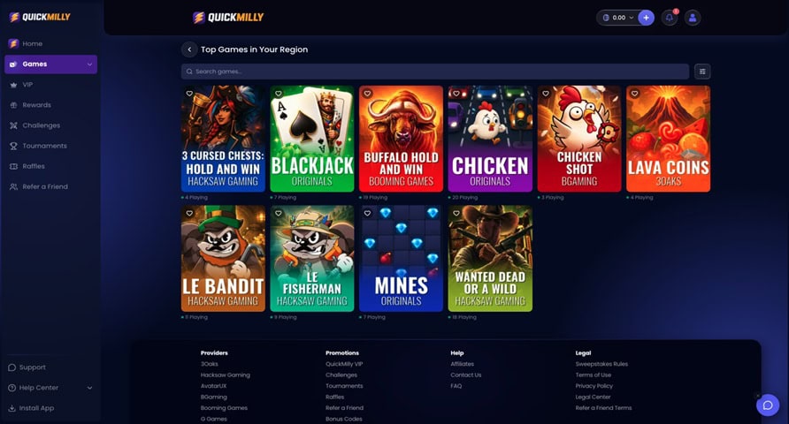 QuickMilly Games