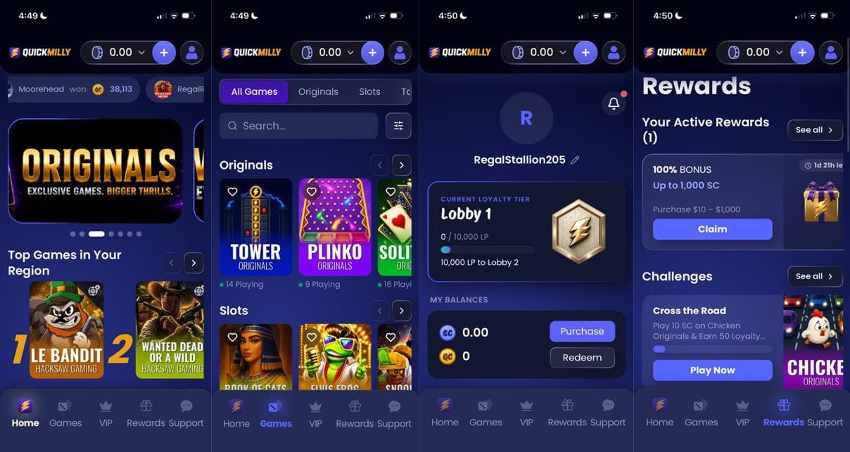 QuickMilly UX