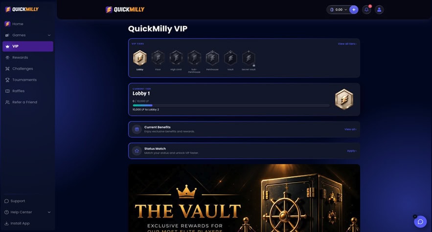 QuickMilly VIP