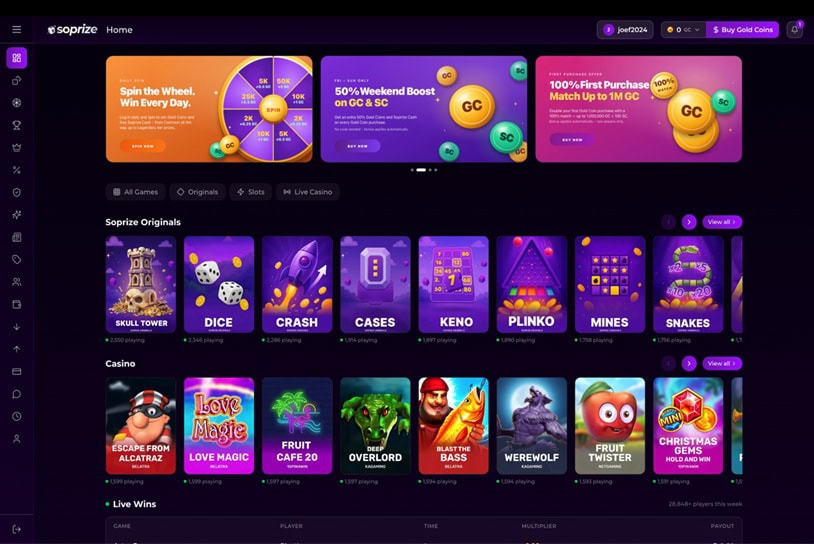 Soprize Homepage