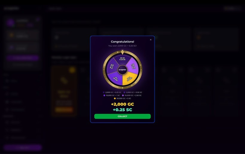 Soprize Wheel Bonus