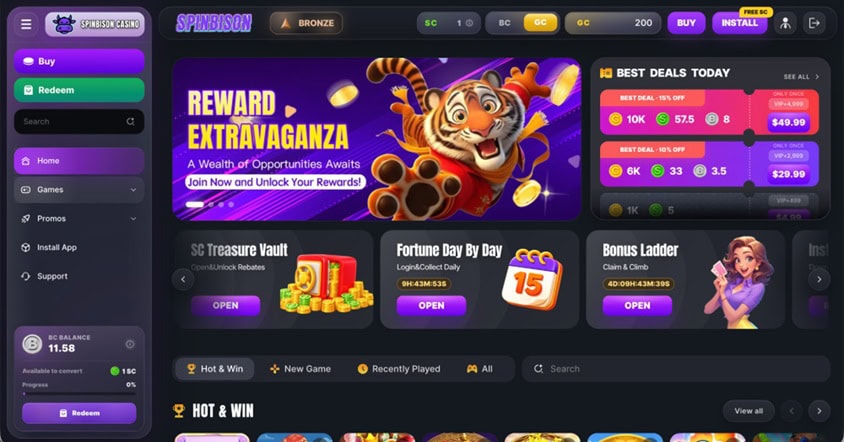 SpinBison Homepage