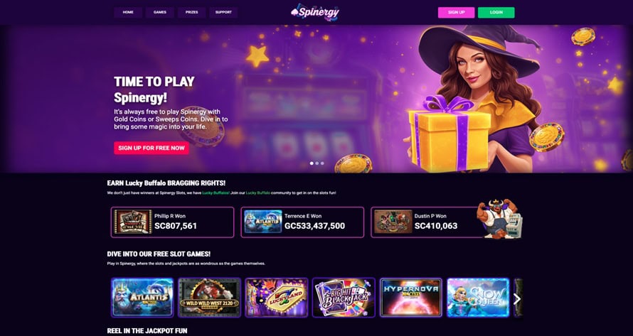 Spinergy Homepage