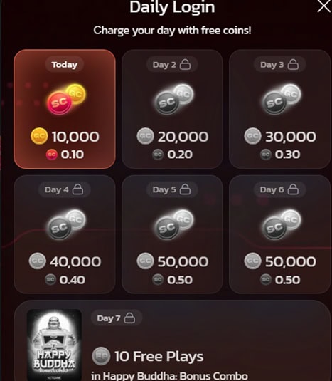 Spintime Daily Bonus