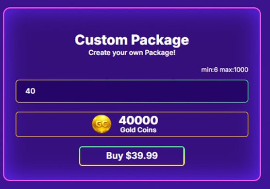 SweepstakesCasino.com Custom Package