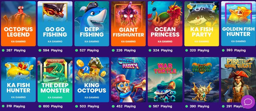 SweepstakesCasino.com Fish Games