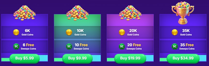 SweepstakesCasino.com Store