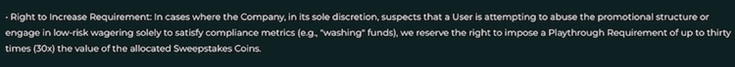 UpUp Bonus Terms