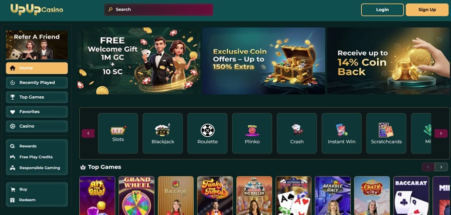 UpUp Homepage
