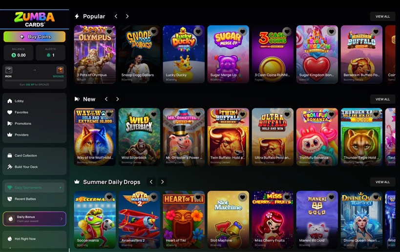 ZumbaCards Games