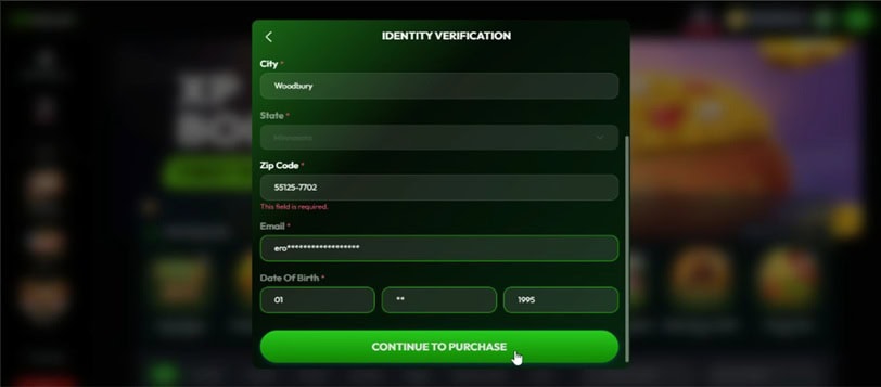 BigRoller Identity Verification