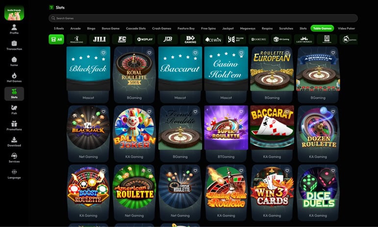BigRoller Table Games