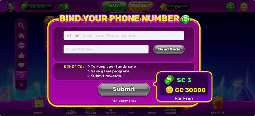 Bruno Reels Phone Verification Bonus