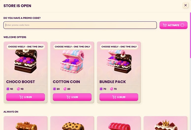 Candy Coins Store