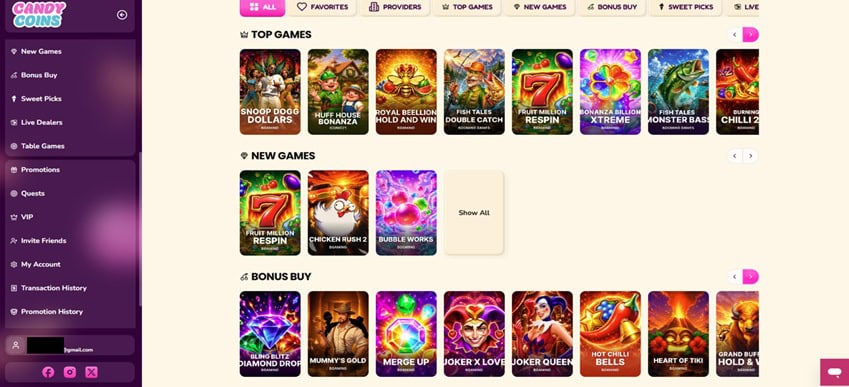Candy Coins UX