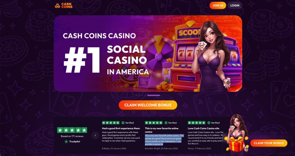 cash coins homepage
