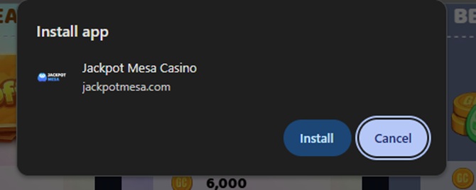 Jackpot Mesa App