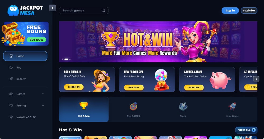 jackpot mesa homepage