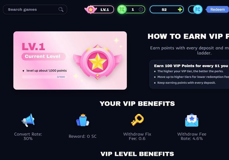 Jackpot Mesa VIP