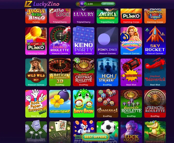 LuckyZino Special Games