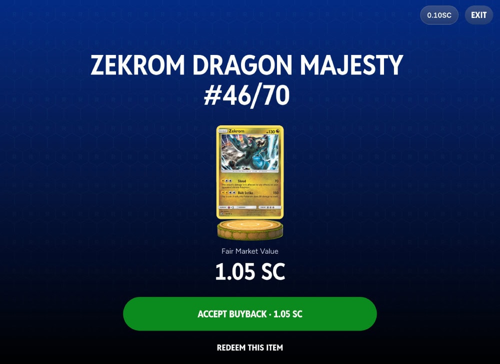 myprize.us packs pokemon card