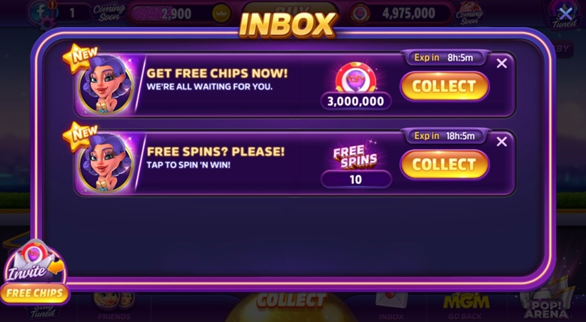 POP! Slots Inbox
